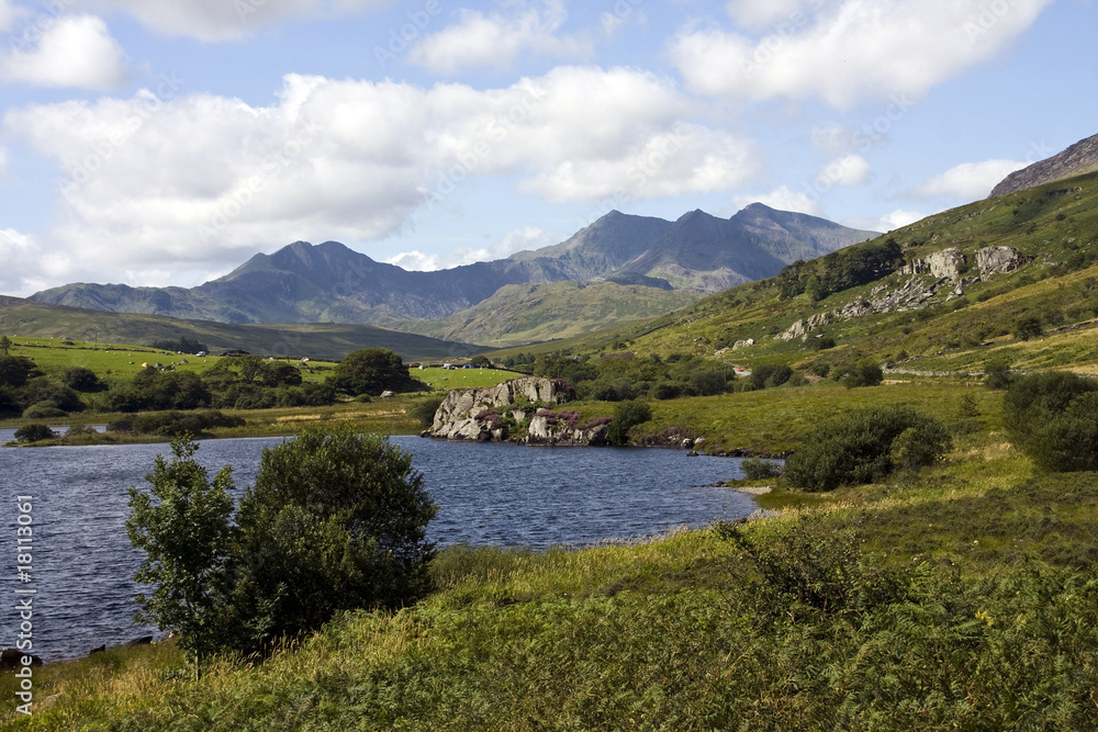View to Snowdon and the Horseshoe