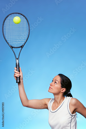 Woman tennis player © RTimages