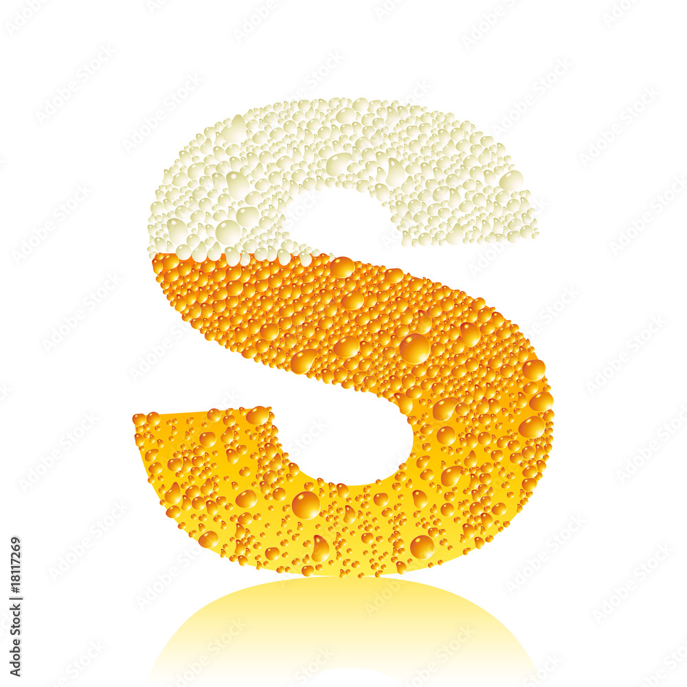 alphabet beer S