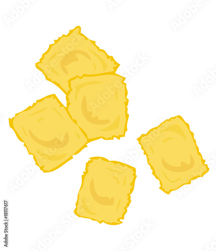Fresh ravioli