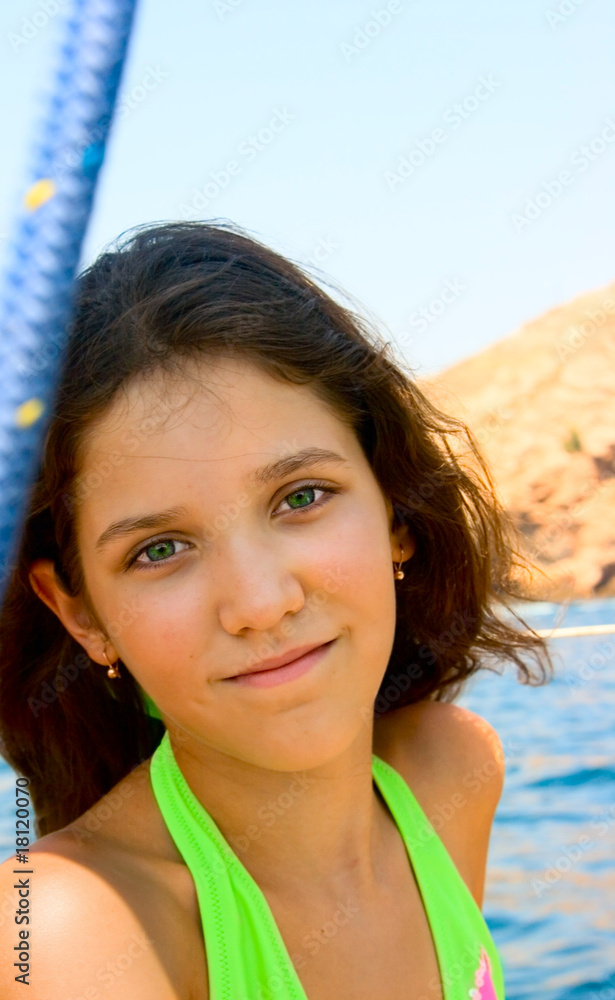 Φωτογραφία Portrait of cute teen girl