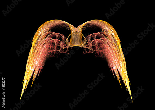 Golden Angel Wings