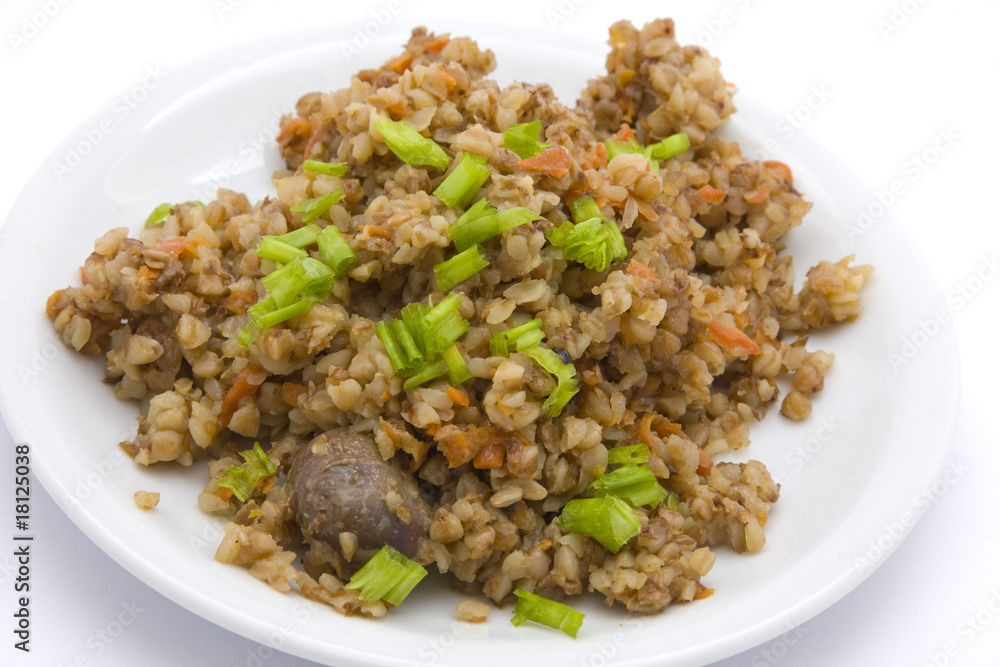 Boiled buckwheat Boiled buckwheat