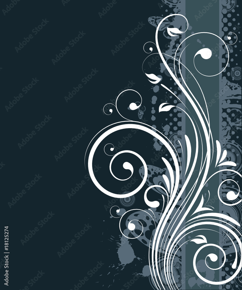 Floral abstract background. Floral abstract background.