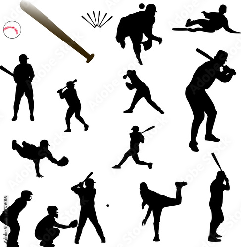 baseball collection - vector