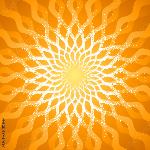 Abstract radiate sunlight pattern background. vector layered.