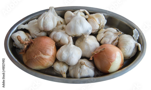 Onions and garlics