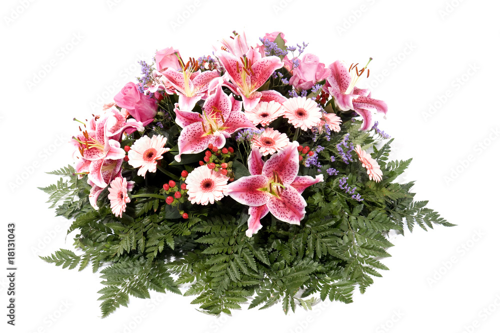 composition florale lys roses composition florale lys roses