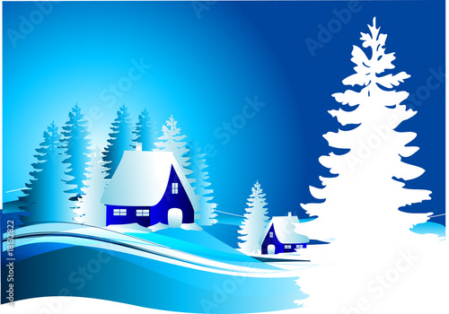 Paysage de Noël