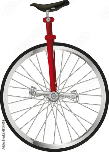 old circus uni cycling