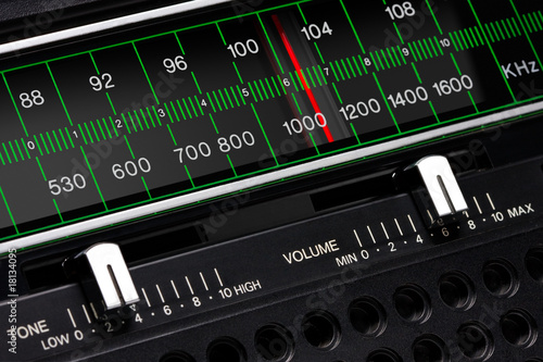 vintage radio tuner