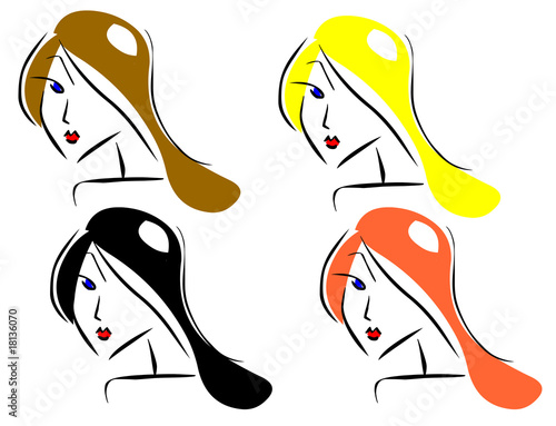 Obraz na płótnie capelli colorati