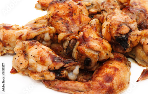 Grilled chicken winglets