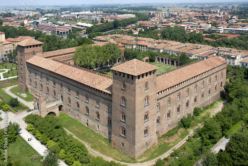 aerial view of Pavia