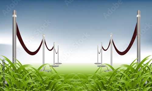green carpet