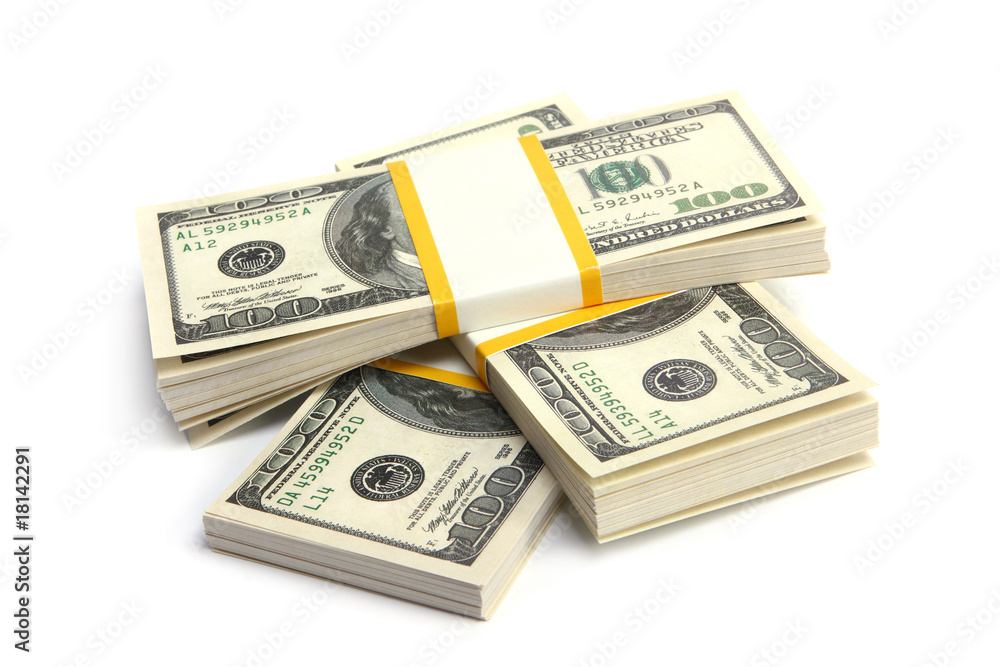 Stack of dollars Stack of dollars