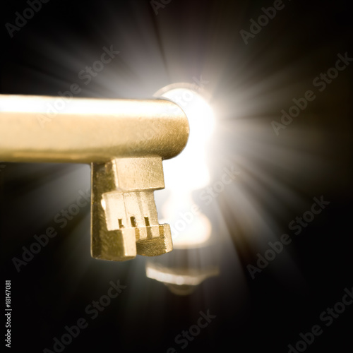Key in the keyhole