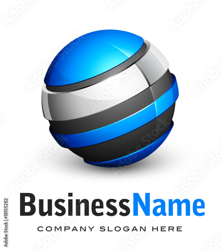 Business logo design 3D