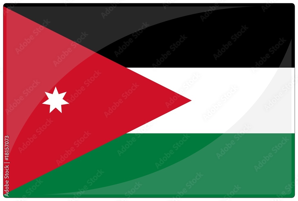drapeau glassy jordanie jordan flag drapeau glassy jordanie jordan flag
