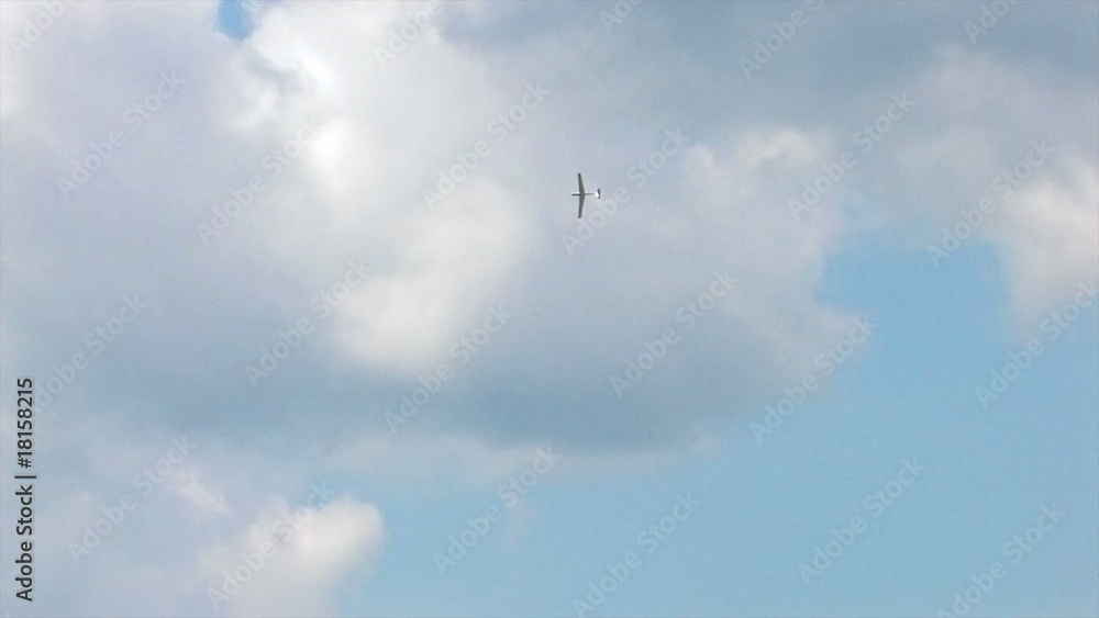 HD Plane flying in the blue sky HD Plane flying in the blue sky