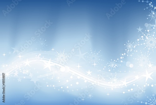 Abstract blue winter background