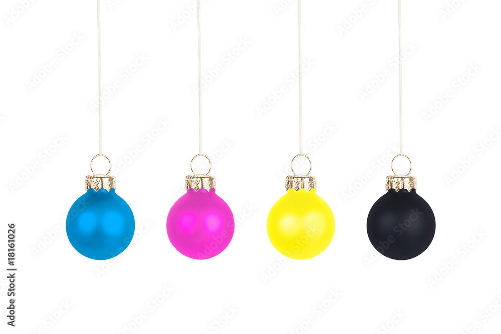 Christbaumkugeln CMYK Christbaumkugeln CMYK