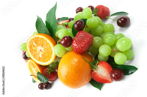 Still-life of fresh fruit