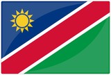 drapeau glassy namibie namibia flag