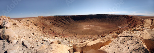 Fotografija Desert Landscape With Crater