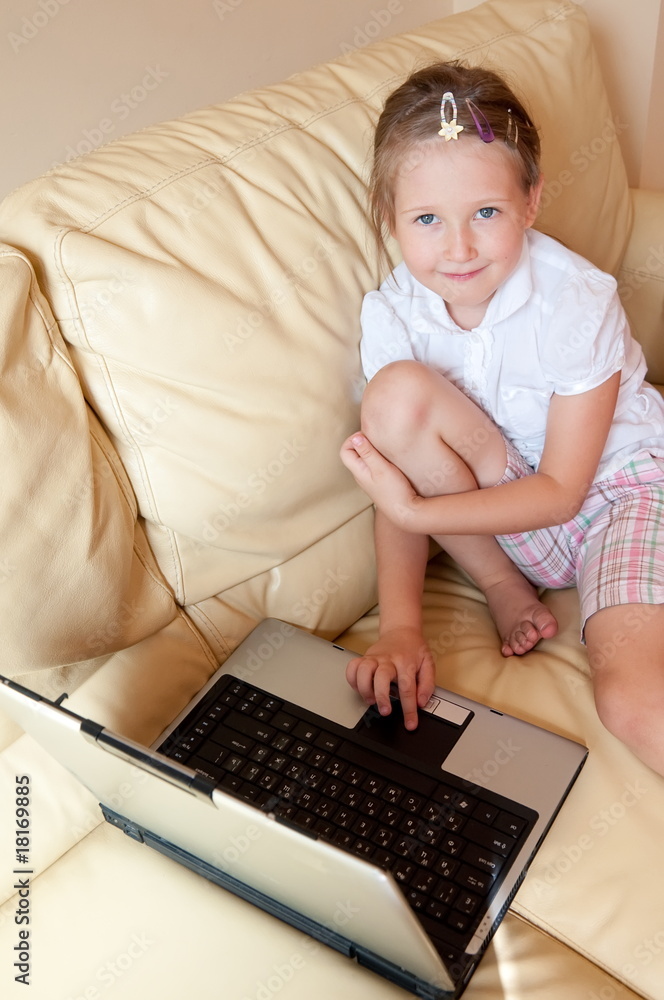 Computer girl Computer girl