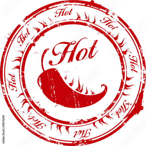 hot vector rubber stamp