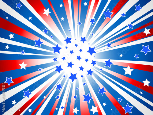 Abstract American stars background