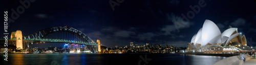Sydney Night Panorama #18176656