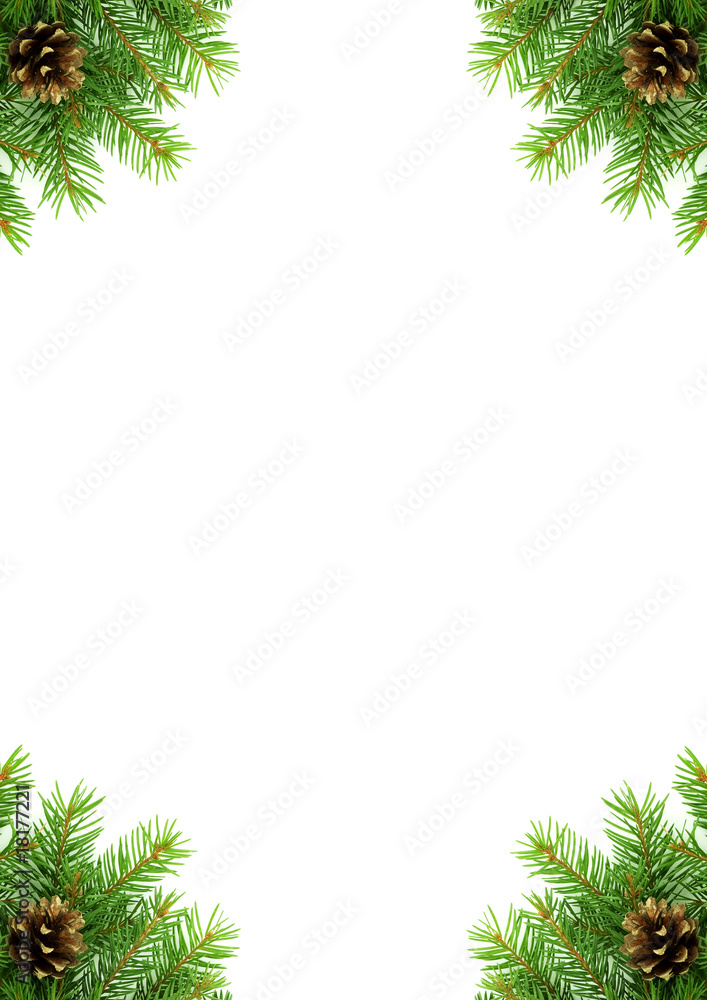 Fototapeta premium Christmas framework