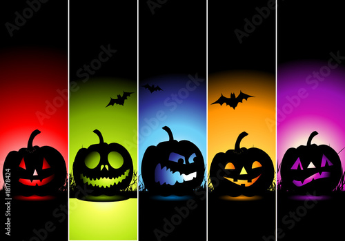 Halloween banners for your design