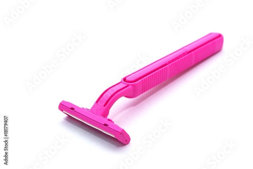 Pink razor