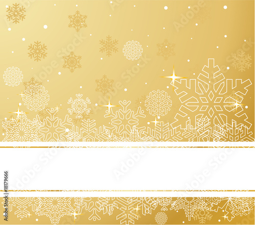 Gold Christmas Background