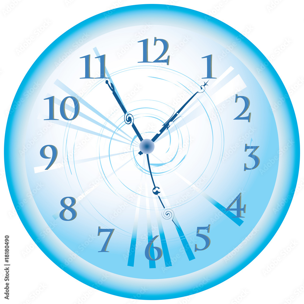 Blue clock Blue clock