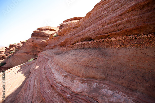 rock formations at Horseshoe Bend, Arizona, USA
