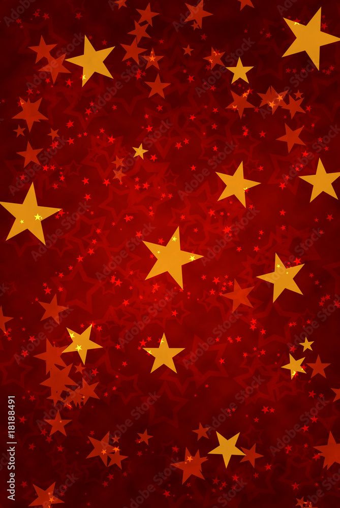 Shiny red christmas star background Shiny red christmas star background