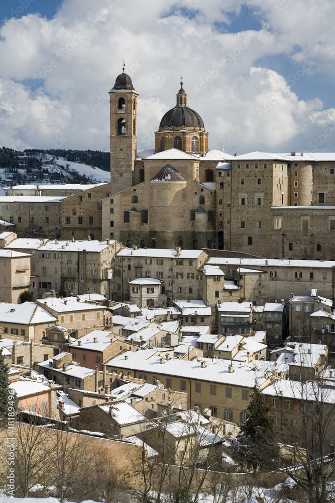 Urbino with the snow