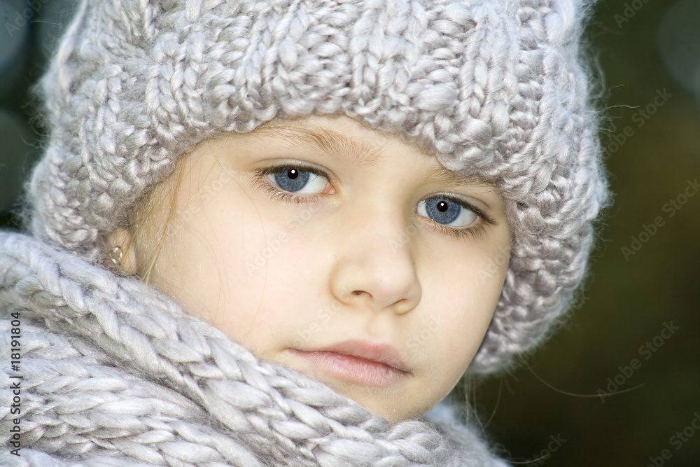 portrait of a small girl portrait of a small girl