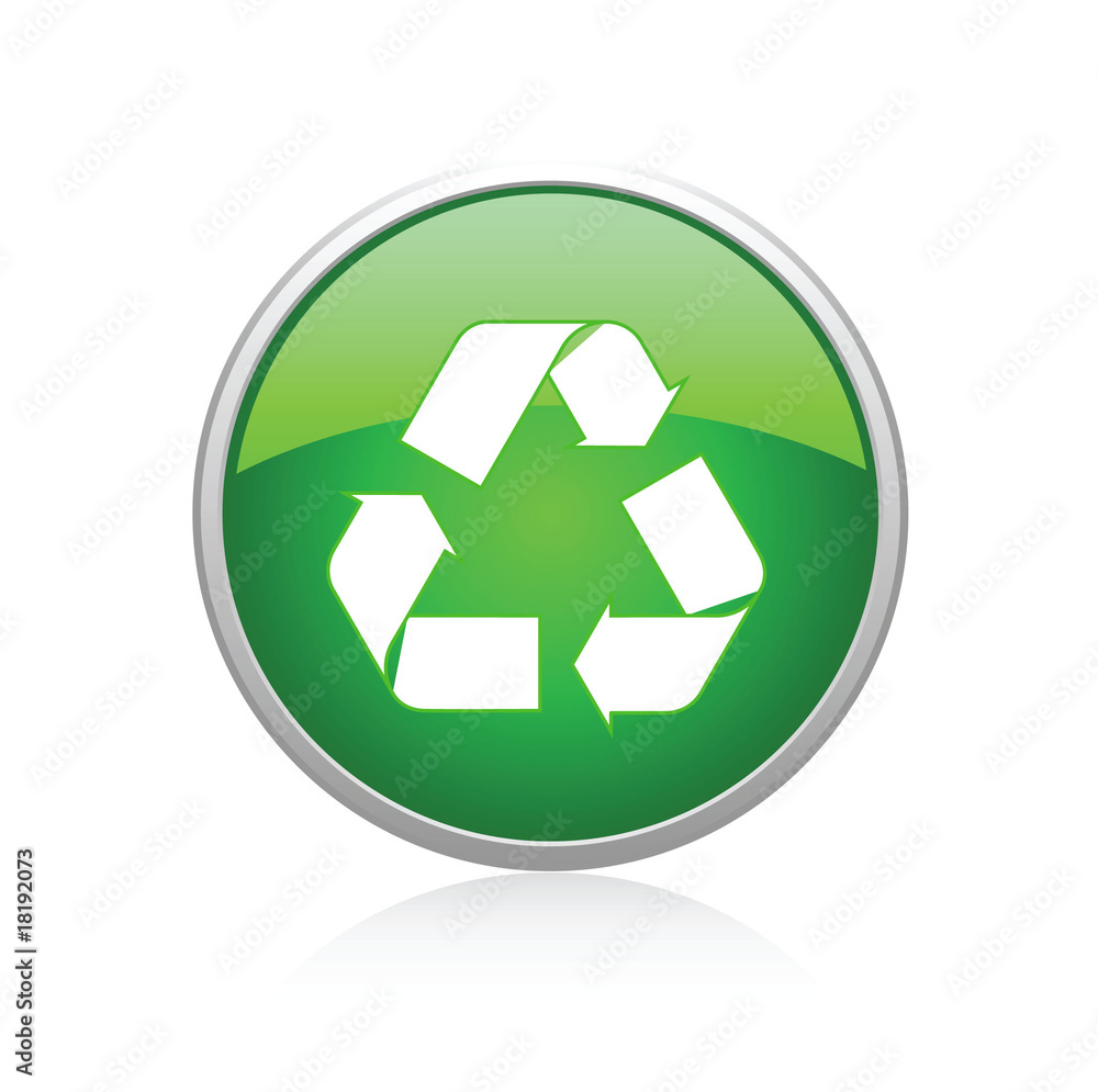 Obraz premium Recycle green