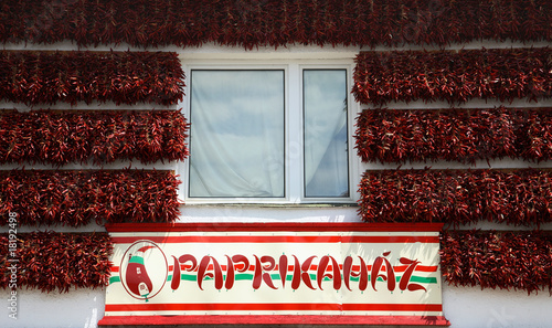 paprika display tihani hungary