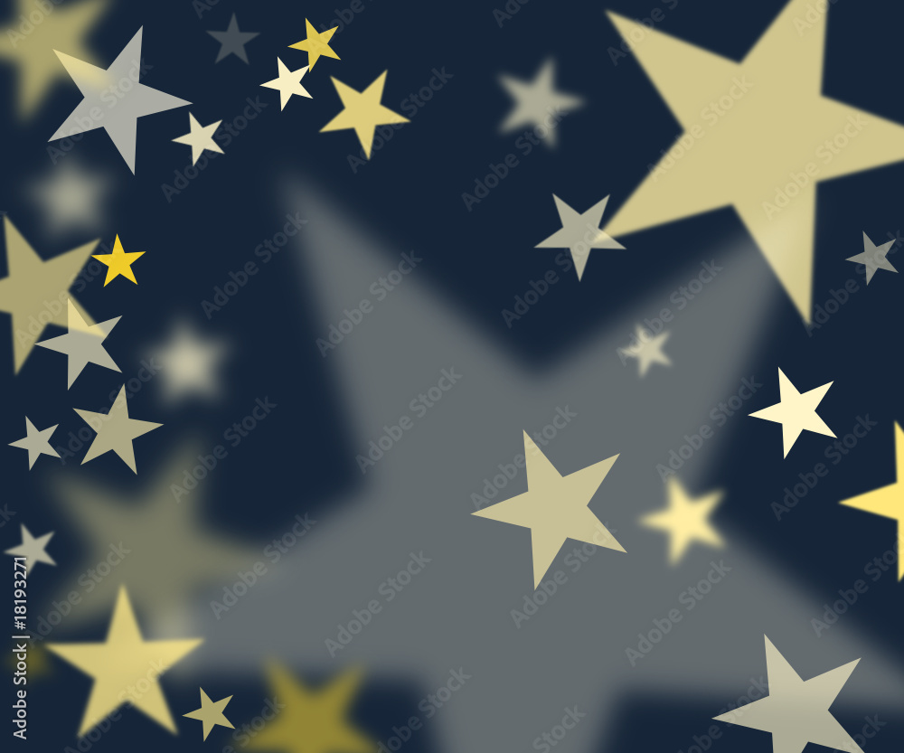 Sterne auf blauem Hintergrund Sterne auf blauem Hintergrund