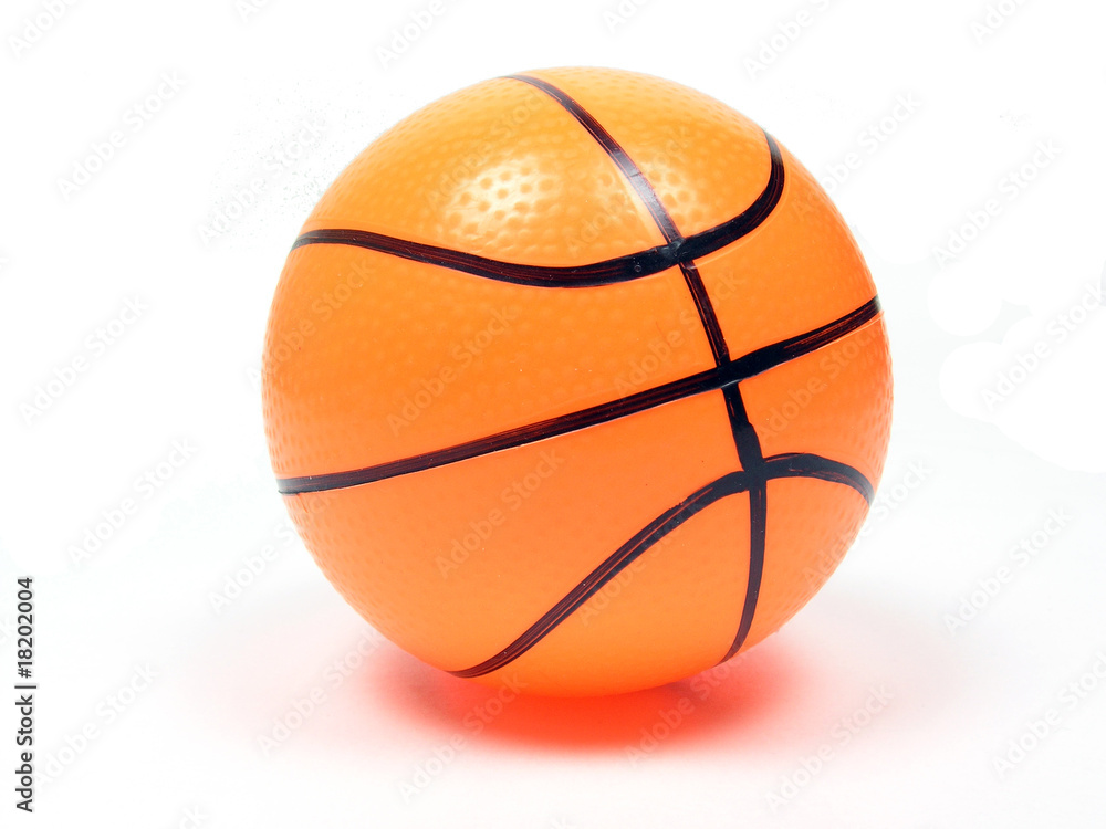 Orange basketball ball