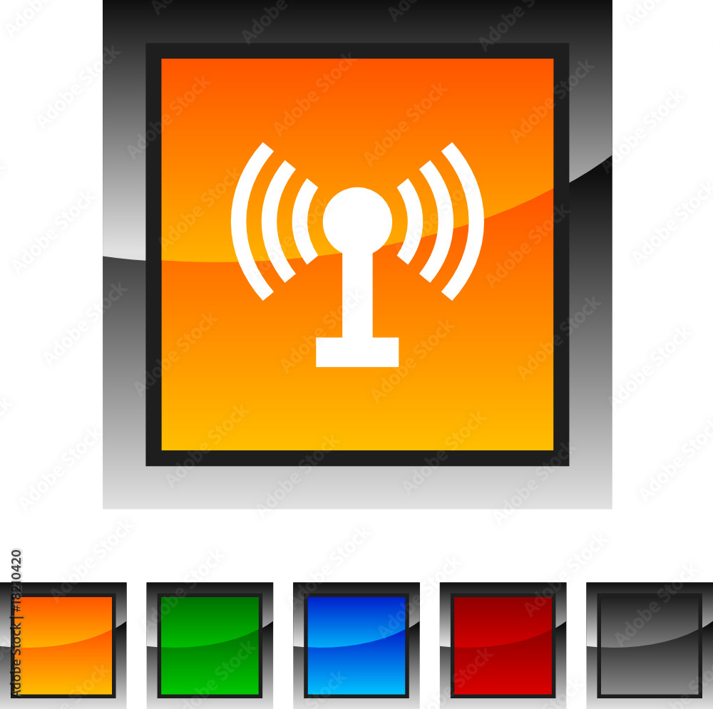 Radio icon set. Vector illustration Radio icon set. Vector illustration