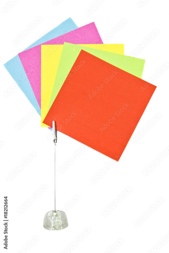 Obraz premium Colorful memo