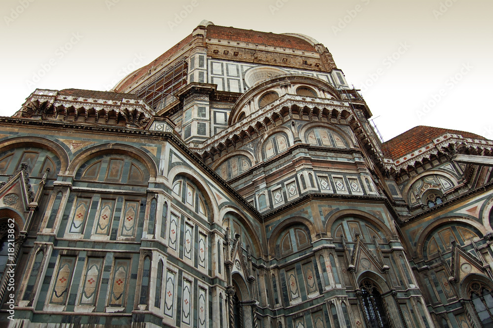Basilica of Santa Maria del Fiore (Duomo) detail, Florece