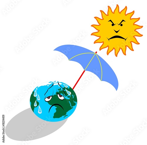 global warming vector illustration